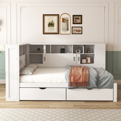 Single storage bed - single,