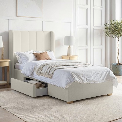 Single bed upholstered - single, with