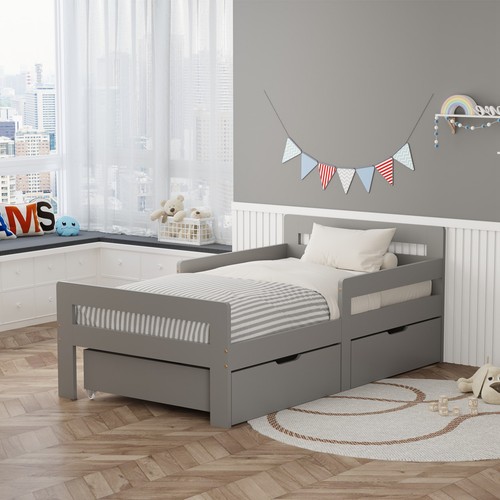 Wooden single bed - wooden,