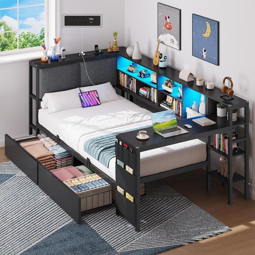 3ft single bed - storage, 2