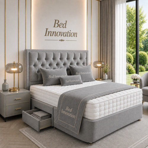 Luxury divan bed - bed, with