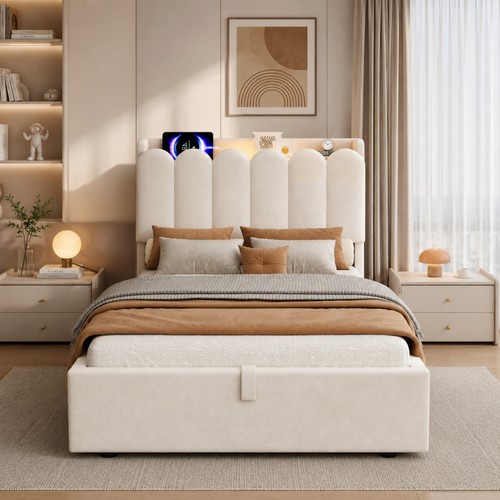 3ft single ottoman bed frame - single,