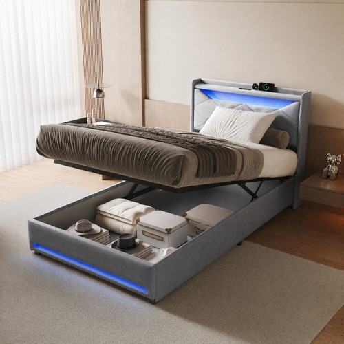 3ft upholstered ottoman single - ottoman,