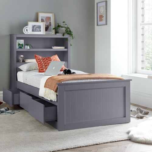 Enzo grey wooden - wooden, 3