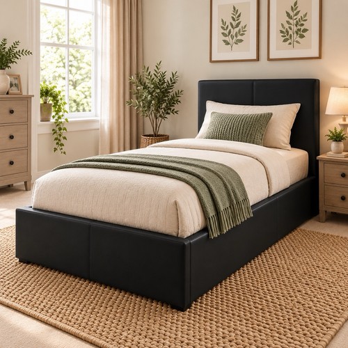 3ft single bed black - 3ft,