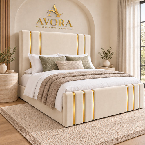 Luxury upholstered gold - upholstered,