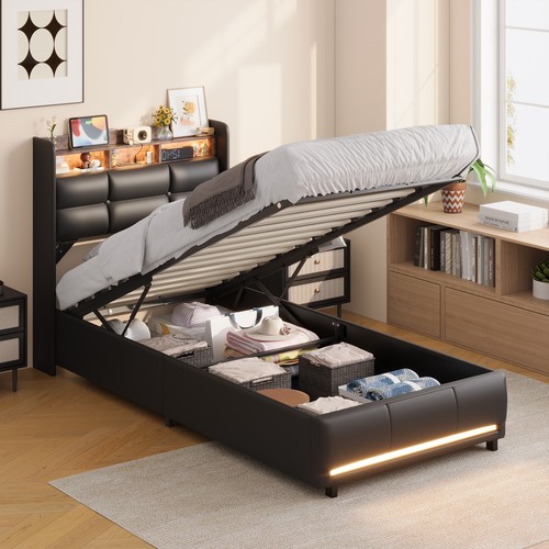 3ft single ottoman storage - single,