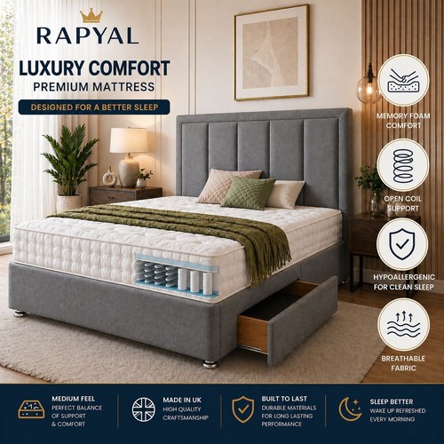 Divan bed with - divan, memory