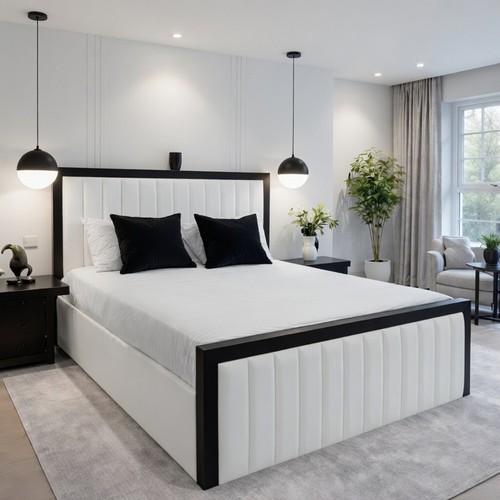 Luxury panelled bed - panelled,