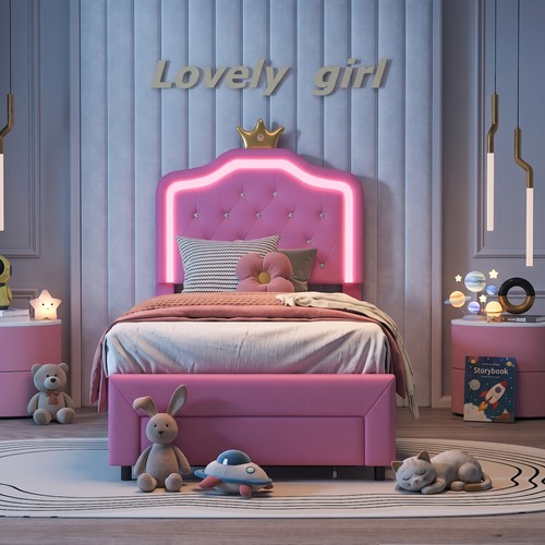 3ft single upholstered bed - 3ft,