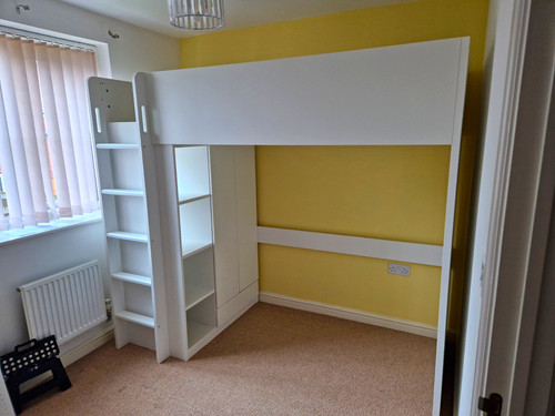 Ikea småstad white loft bed - ikea,