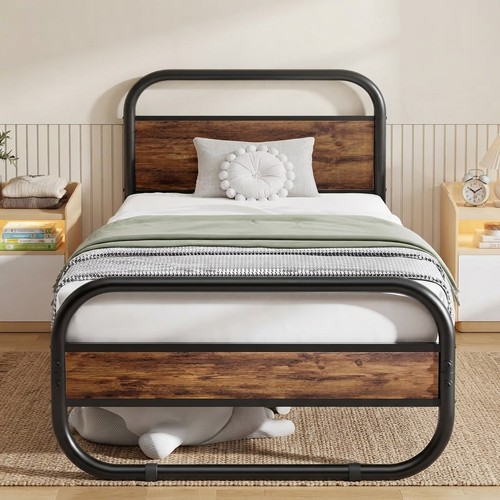 Elegant 3ft single metal bed - single,