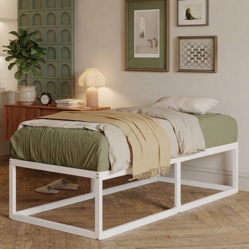 Modern white metal small - modern,
