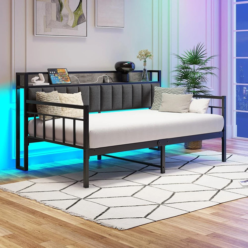 Single bed frame with storage - single,