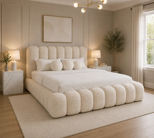 Cloud teddy boucle - teddy, upholstered
