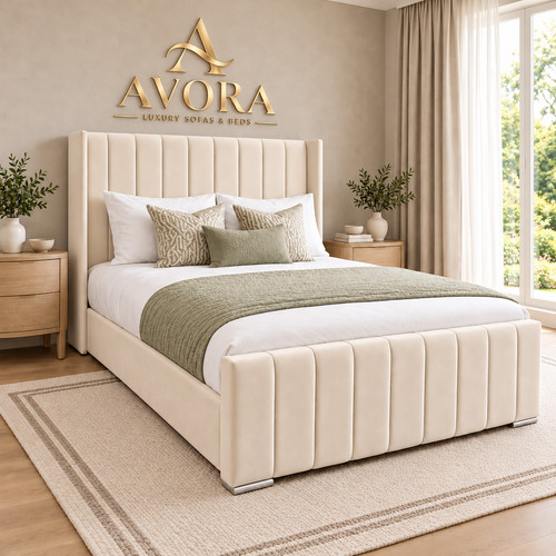 Upholstered winged panel - upholstered, plush