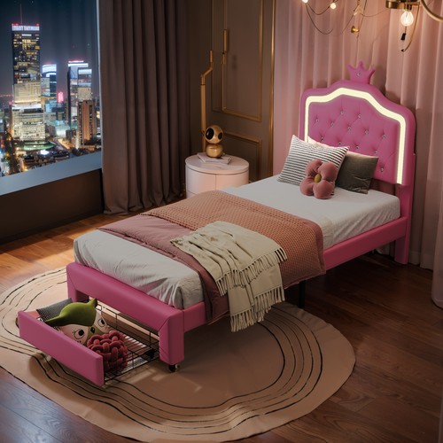 3ft single upholstered bed - upholstered,