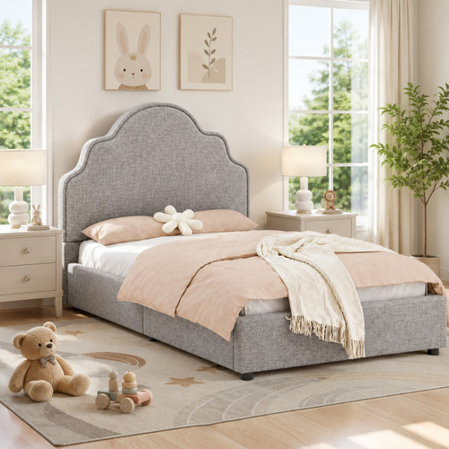 Single ottoman bed frame - bed, with