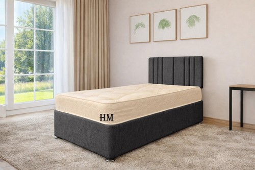 Modern chenille fabric divan - modern,
