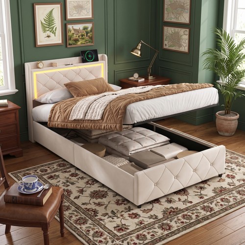 3ft single ottoman bed frame - 3ft,