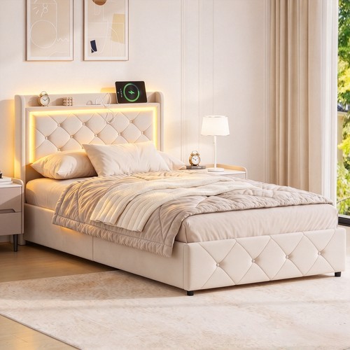 Ottoman single bed - ottoman,