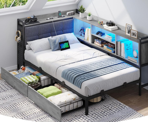 3ft single bed frame - frame, 2