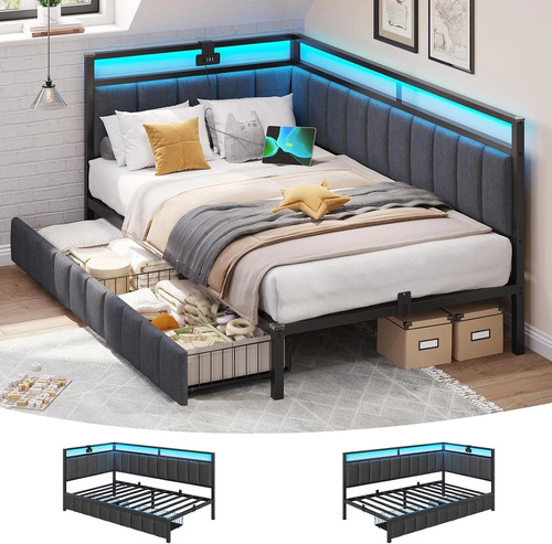 Single bed frame - with, 2