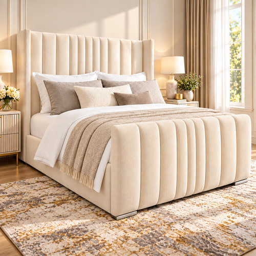 Ottoman bed winged - ottoman,