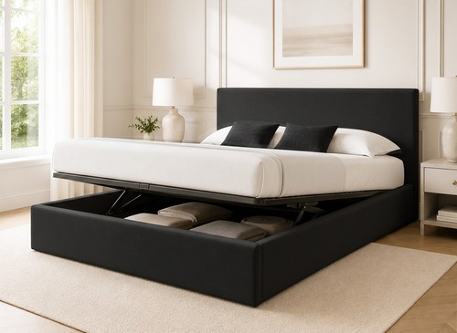 Low profile ottoman storage - profile,